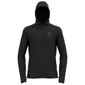 Odlo  Ascent Micro PW 125 Mid Layer Hoody Full Zip - Merinolongsleeve, zwart