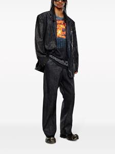 Diesel D-Chino-Work gecoate straight jeans - Zwart