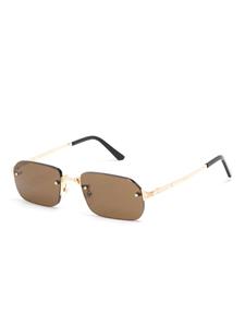 Cartier Eyewear rectangle-frame rimless sunglasses - Goud