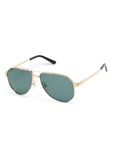 cartiereyewear Cartier Eyewear Santos zonnebril met piloten montuur - Goud