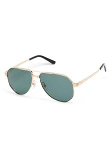 Cartier Eyewear Santos zonnebril met piloten montuur - Goud