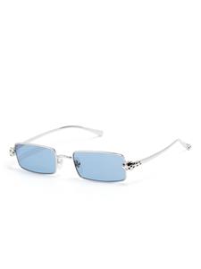 cartiereyewear Cartier Eyewear Panthère de Cartier zonnebril met rechthoekig montuur - Zilver