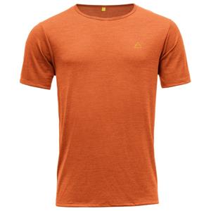 Devold  Valldal Merino 130 Tee - Merinoshirt, rood