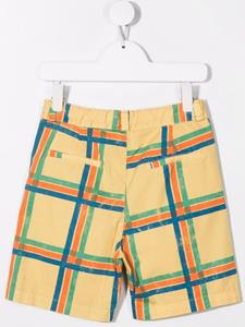Bobo Choses Geruite shorts - Geel