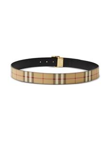 Burberry Omkeerbare TB riem - Bruin