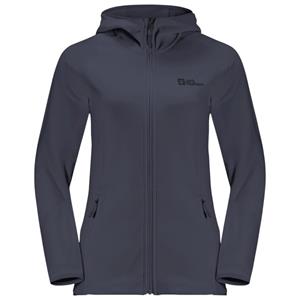 Jack Wolfskin  Women's Baiselberg Hooded Full Zip - Fleecevest, grijs/blauw