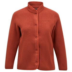 Peak Performance  Women's Fleece Snap Cardigan - Fleecevest, rood