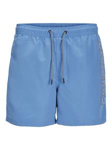 Jack & Jones Heren zwemshorts jpstfiji double logo effen