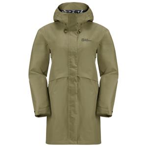 Jack Wolfskin  Women's Capeest Coat - Lange jas, olijfgroen