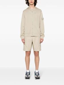stoneisland Stone Island Shorts met Compass-logopatroon - Beige