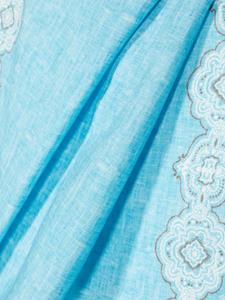 ladyanne Lady Anne Zakdoek met abstracte print - Blauw