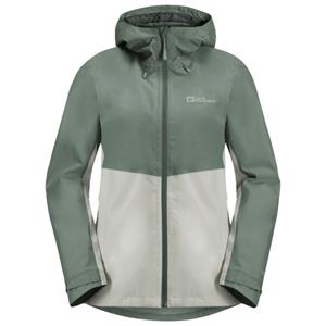 Jack Wolfskin  Women's Weiltal 2L Jacket - Regenjas, olijfgroen/grijs