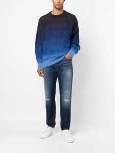 Armani Exchange Gerafelde jeans - Blauw