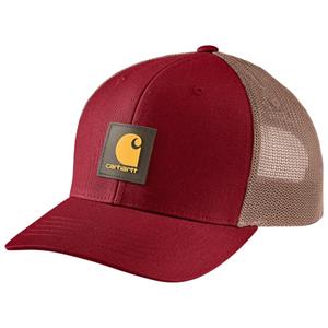 Carhartt  Twill Mesh-Back Logo Patch - Pet, rood