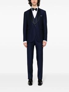 Tagliatore single-breasted wool suit - Blauw