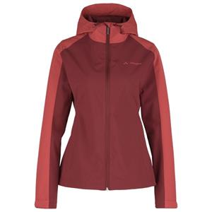 Vaude  Women's Itri Hoody Jacket - Softshelljack, dark cherry