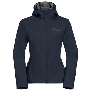 Jack Wolfskin - Women's Bornberg Hoody - Softshelljack, blauw