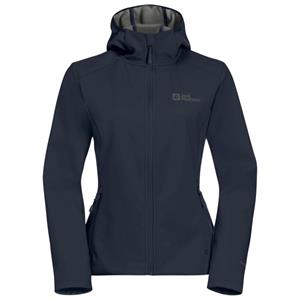 Jack Wolfskin  Women's Bornberg Hoody - Softshelljack, blauw