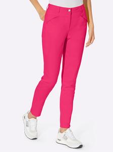 Twill-broek in pink van heine