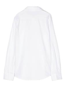 Aspesi Kids plain cotton shirt - Wit