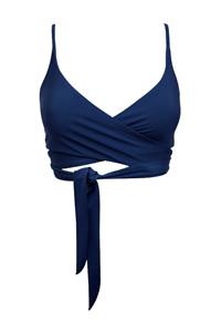 Anekdot Damen vegan Lin Bikini Top Navy