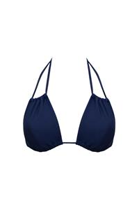 Anekdot Damen vegan Versatile Low Bikinioberteil Navy