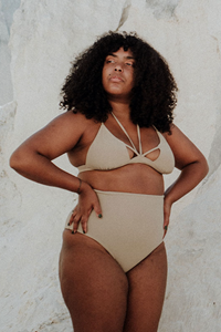 Anekdot Damen vegan Nova Bikini-Oberteil Mosaik