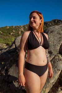 Anekdot Damen vegan Bikini Vielseitig + Schwarz