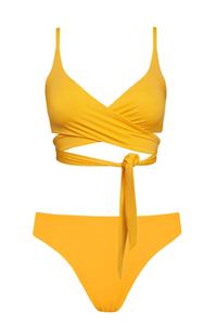 Anekdot Damen vegan Lin + Skyline Slim Bikini Set Gelb