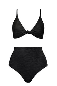 Anekdot Damen vegan Jacquard Leona + Core High Schwarz