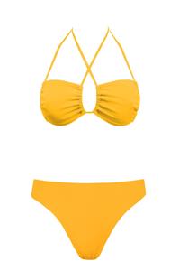 Anekdot Damen vegan Bikini Low Versatile + Skyline Slim Gelb