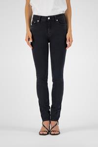 MUD Jeans Damen vegan Jeans Skinny Hazen Schwarz