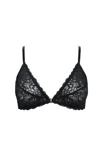 Anekdot Damen vegan New Moon Soft Bralette Schwarz