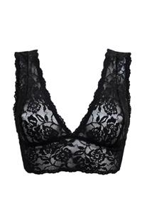 Anekdot Damen vegan Bralette Schwarzer Bernstein
