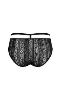 Anekdot Damen vegan Slip Darling Schwarz Riemchen