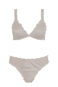 Anekdot Damen vegan Lingerie Set Champagner