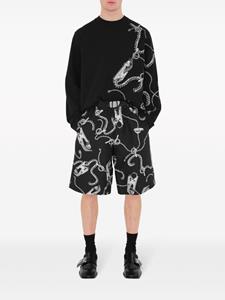 Burberry Knight Hardware katoenen sweater - Zwart