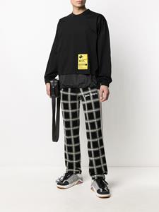 DSQUARED2 Sweater met logopatch - Zwart