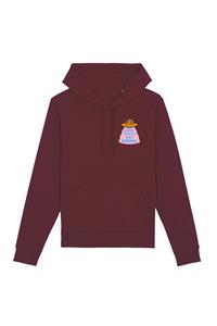 Oat Milk Club Damen vegan Hoodie Save Animals Eat Humans Unisex Maroon