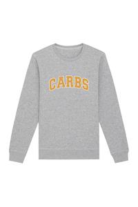 Oat Milk Club Damen vegan Sweatshirt Carbs Grau