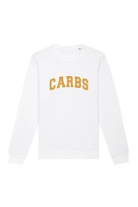 Oat Milk Club Damen vegan Sweatshirt Carbs Weiß
