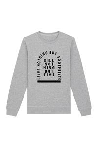 Oat Milk Club Damen vegan Sweatshirt Kill Nothing But Time Grau