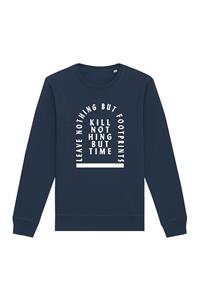 Oat Milk Club Damen vegan Sweatshirt Kill Nothing But Time Navy