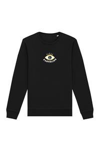 Oat Milk Club Damen vegan Sweatshirt Earthling Schwarz