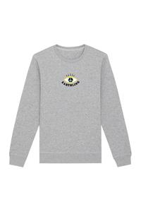 Oat Milk Club Damen vegan Sweatshirt Earthling Grau