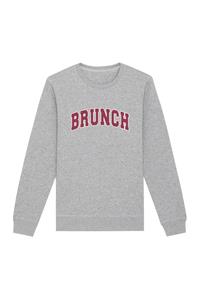 Oat Milk Club Damen vegan Sweatshirt Brunch Grau