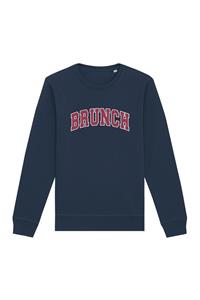 Oat Milk Club Damen vegan Sweatshirt Brunch Navy