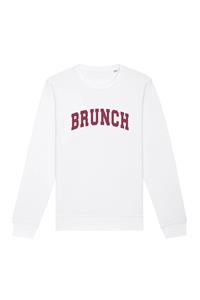 Oat Milk Club Damen vegan Sweatshirt Brunch Weiß