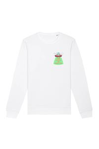 Oat Milk Club Damen vegan Sweatshirt The Future Is Cruelty Free Weiß