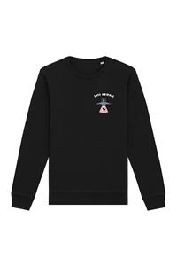 Oat Milk Club Damen vegan Sweatshirt Save Animals Schwarz